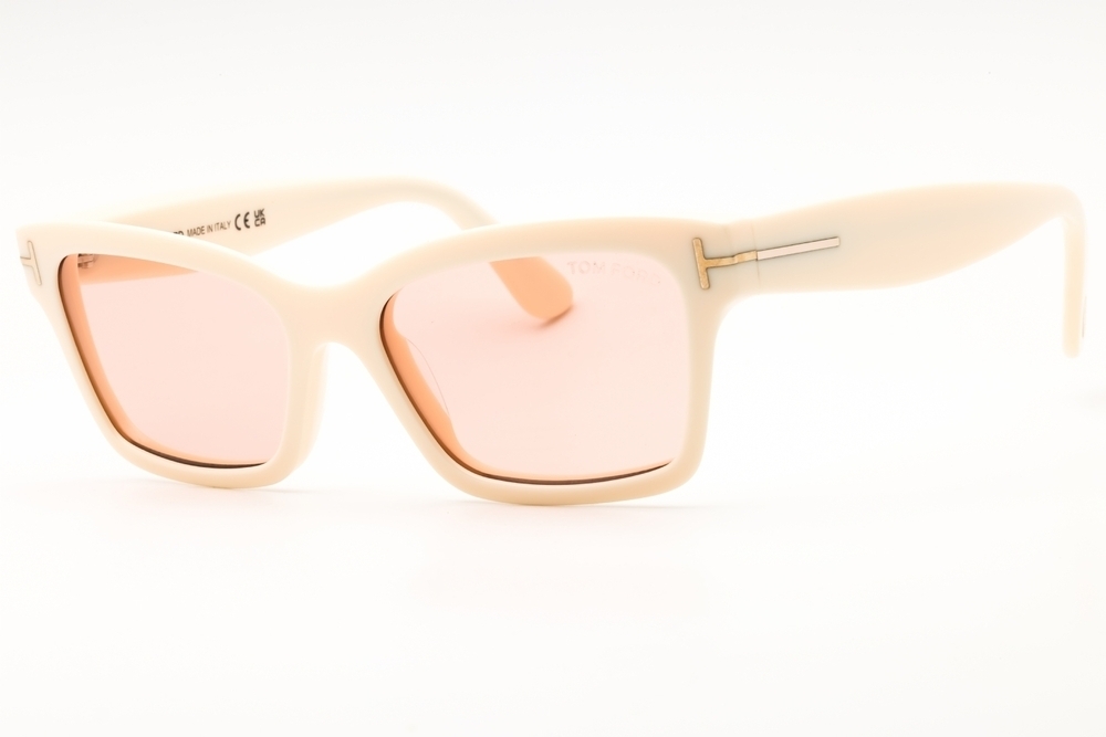 NWT Tom Ford FT1085-25Z Cream Cat-Eye 54mm Sunglasses
